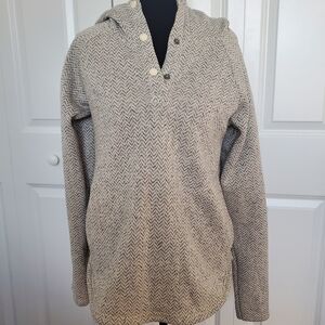 Columbia Beige Patterned Hoodie